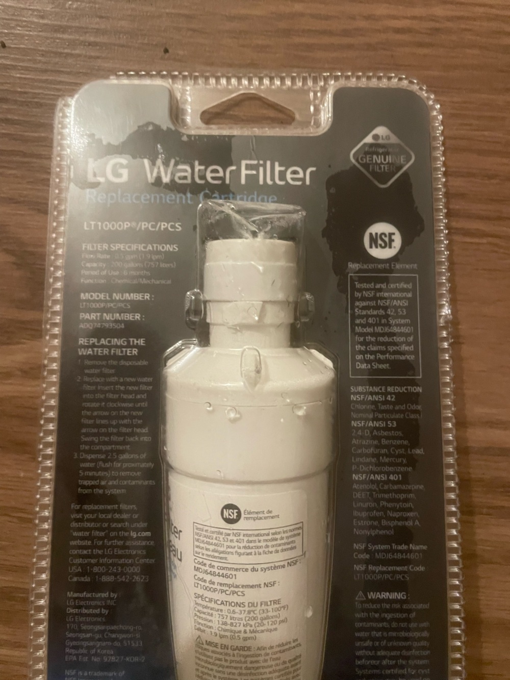 LG Water Filter in Cell Phones & Accessories?